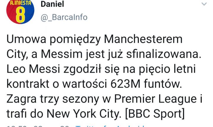 UMOWA Messiego z Manchesterem City SFINALIZOWANA!